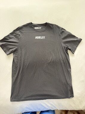 Hurley Black Crew Neck Logo Tee